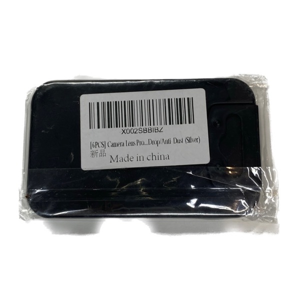 CAMERA LENS PRO DROP/ANTI DUST (SILVER) 2 PC IPHONE 12 PRO MAX - Picture 5 of 7